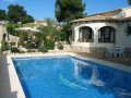 Pool mit Ansicht Haus